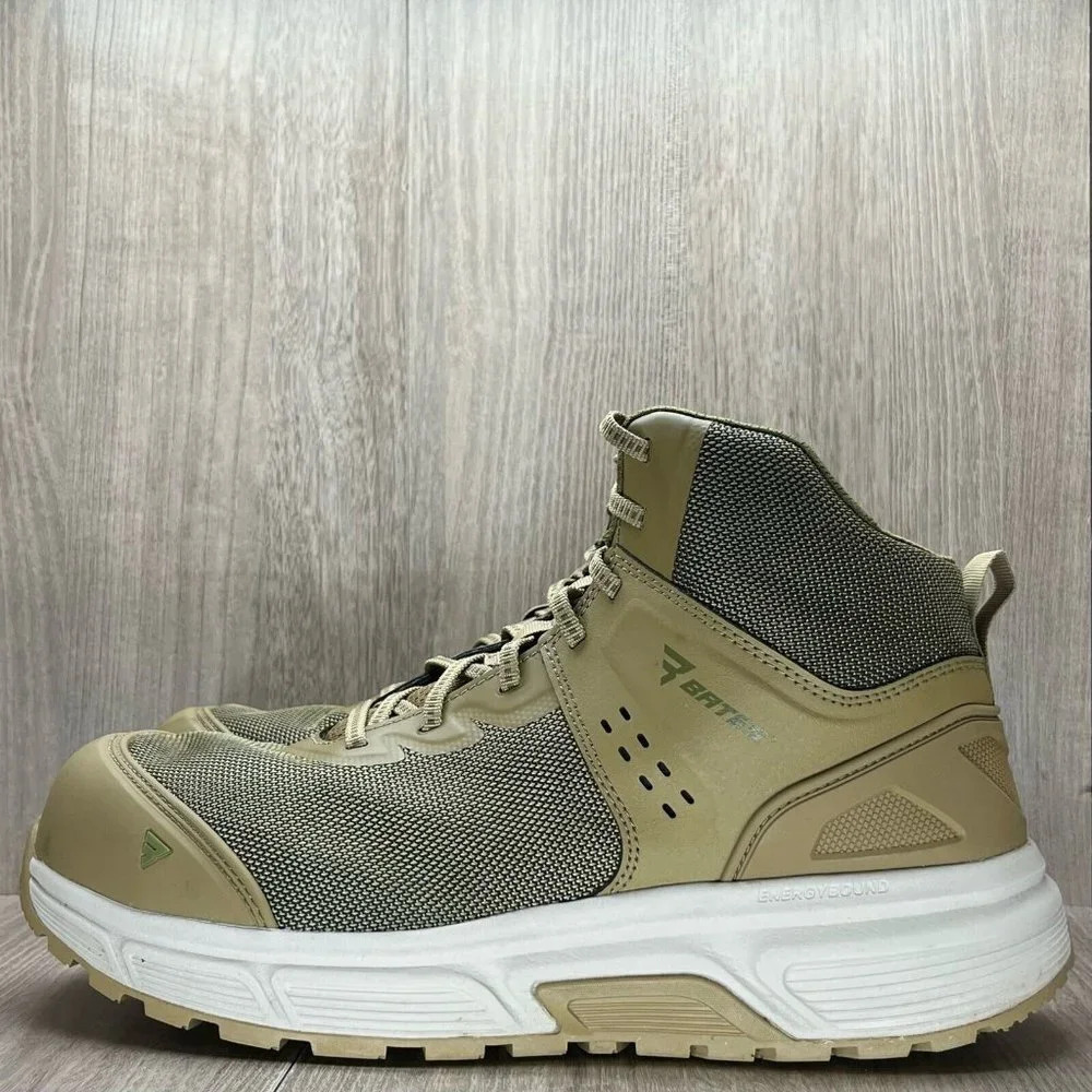 Bates Work Boots Mens Sz 13 Jumpstart Mid Energybound Carbon Safety Toe Green - Picture 3 of 11